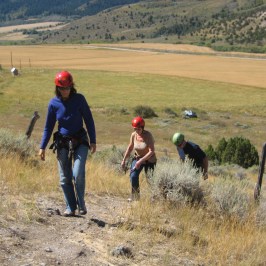 Climbers Adventuring in Lava Hot Springs