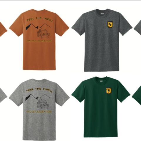 Lava Zipline Shirt Colors